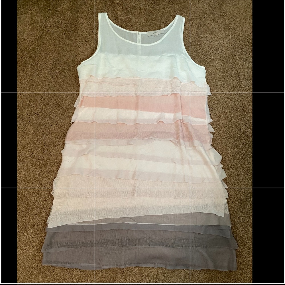 Loft layered dress  size 12